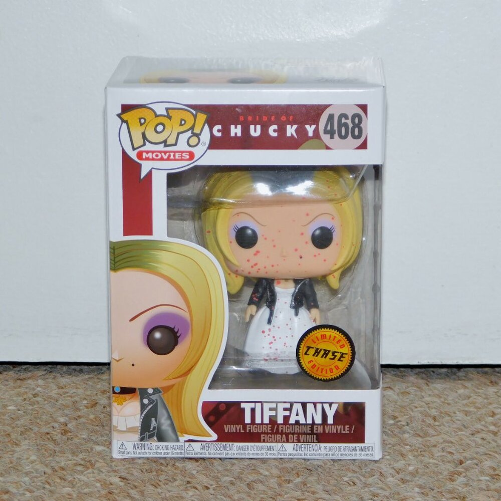 2017 Funko Pop! Bride of Chucky Tiffany Bloody Chase Variant Brand New # 468
